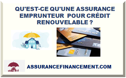 QU'EST-CE QU'UNE ASSURANCE EMPRUNTEUR POUR CRÉDIT RENOUVELABLE ?